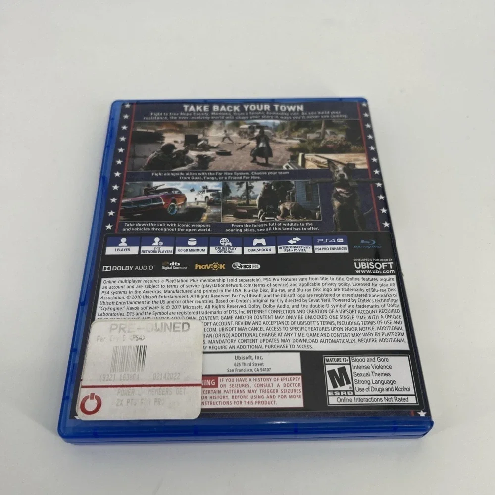 Far Cry 5 Sony PlayStation 4 Disc